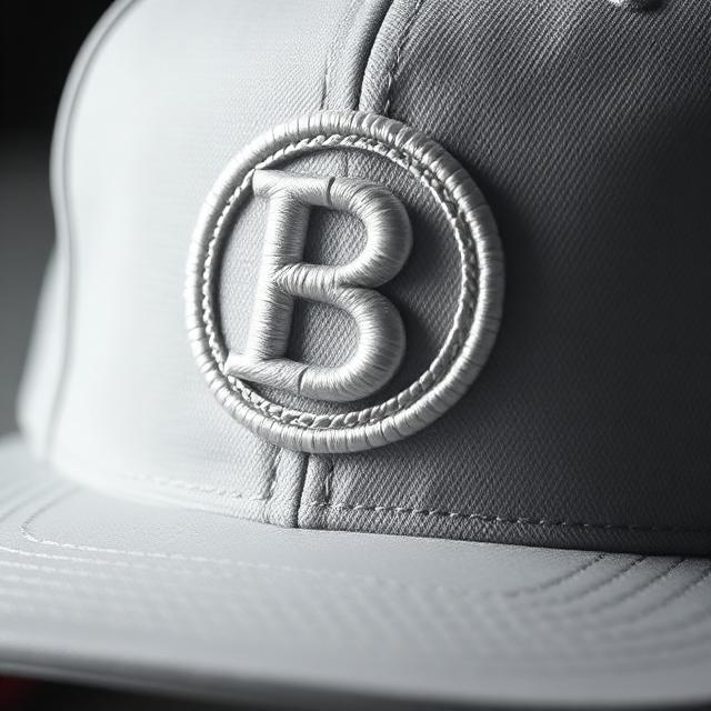 3D puff embroidery logo on a premium snapback hat